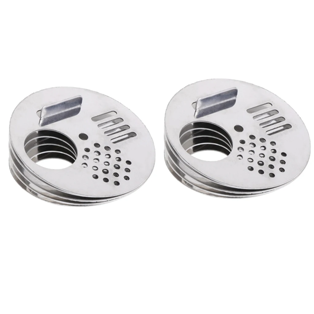 10x Bee Box Door Cage Stainless Steel  Hole Beekeeping Nest Equipment