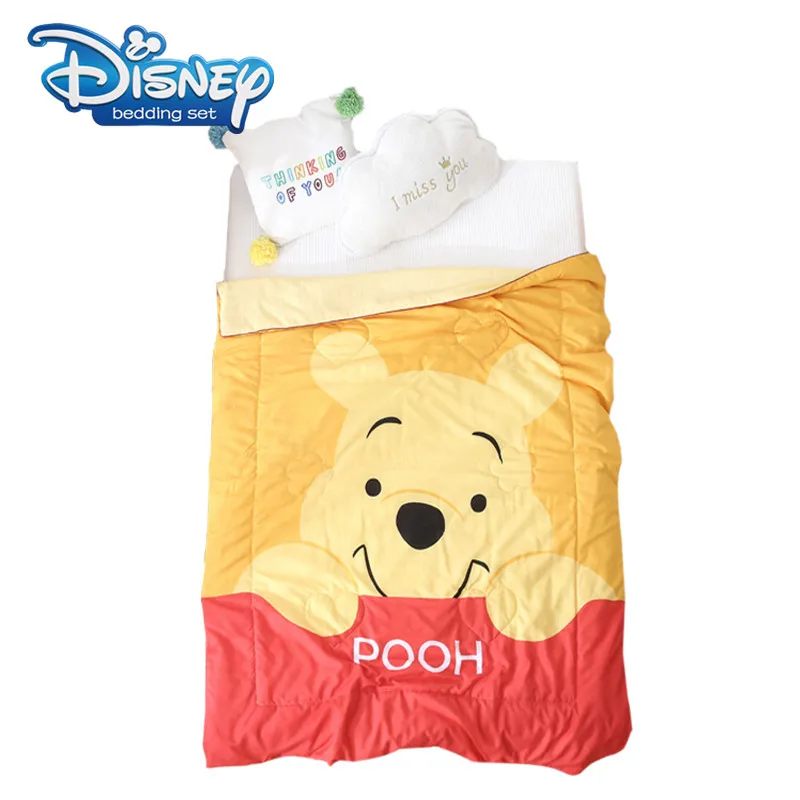 

Cartoon Summer Quilt Bedspread Blanket Comforter soft Bed Cover Twin full Queen Quilting kids Winnie the pooh bedclothes 110x150