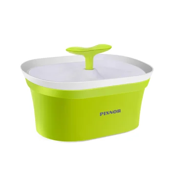 

PIXNOR Pet Drinking Fountain Bean Sprout Shaped Nozzle Healthy and Hygienic Drinking Fountain Super Quiet Automatic Water Bowl w