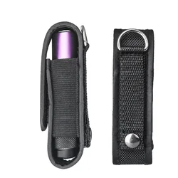 Bolsa lanterna tática molle de náilon, coldre para lanterna led, de combate, bolsa de cintura, portátil, tamanho pequeno, suporte para tocha