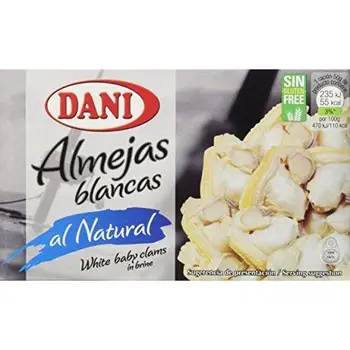 

Dani - Almejas Blancas Al Natural - 63 g - [Pack de 24]