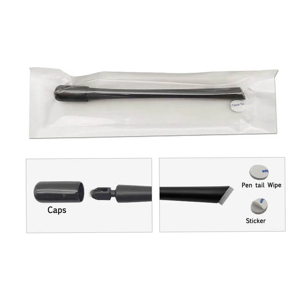 Tattoo Manual Pen Semi Permanent Makeup Eyebrow Eyeliner Lip Handle Tattoo Machine Microblading Pen for Beginner Practice kits