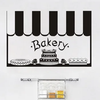 

Creative Cake Bakery Wall Sticker Home Decoration Vinyl Art Wall Decals Adhesive Stickers On The Kitchen