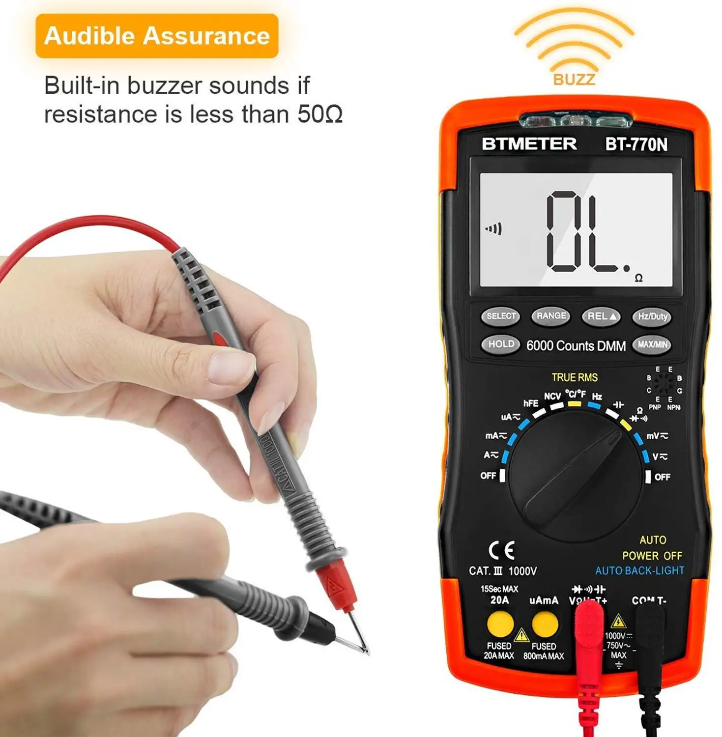 AstroAI Digital Multimeter Tester TRMS 20000 Counts with Higher