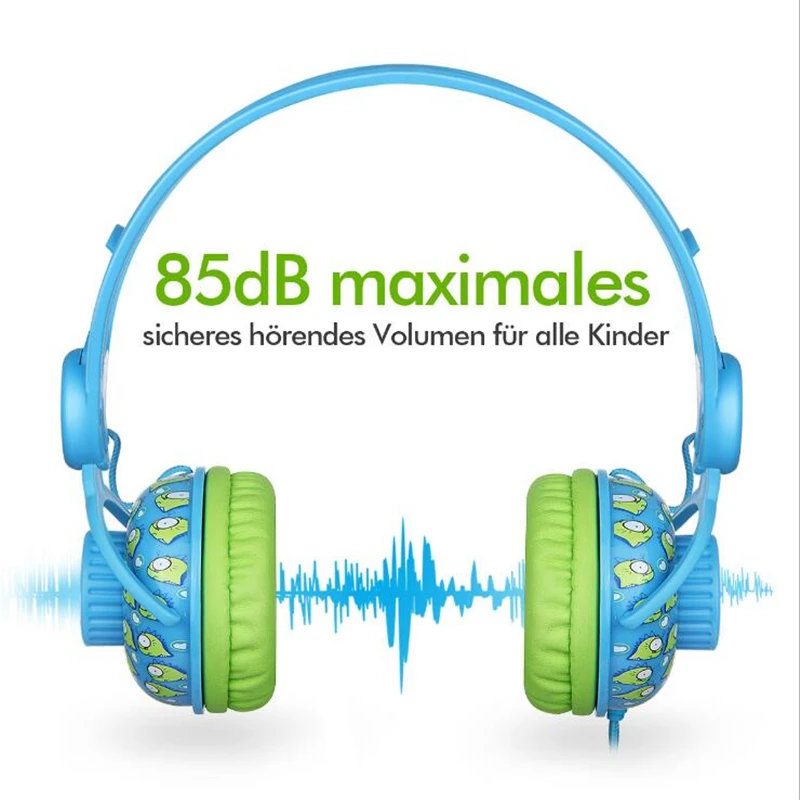 Детские наушники с микрофоном 80-85dB Chirldren's гарнитуры для MP3/4 PC наушники для смартфонов Дети День рождения рождественские подарки