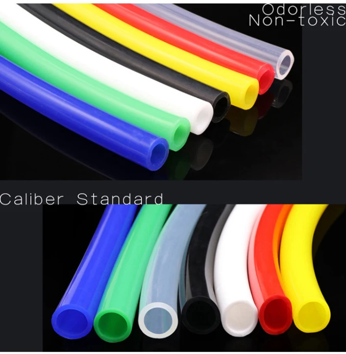 1 Meter ID 1 2 3 4 5 6 7 8 9 10 mm Silicone Tube Flexible Rubber Hose Food Grade Soft Drink Pipe Water Connector Colorful