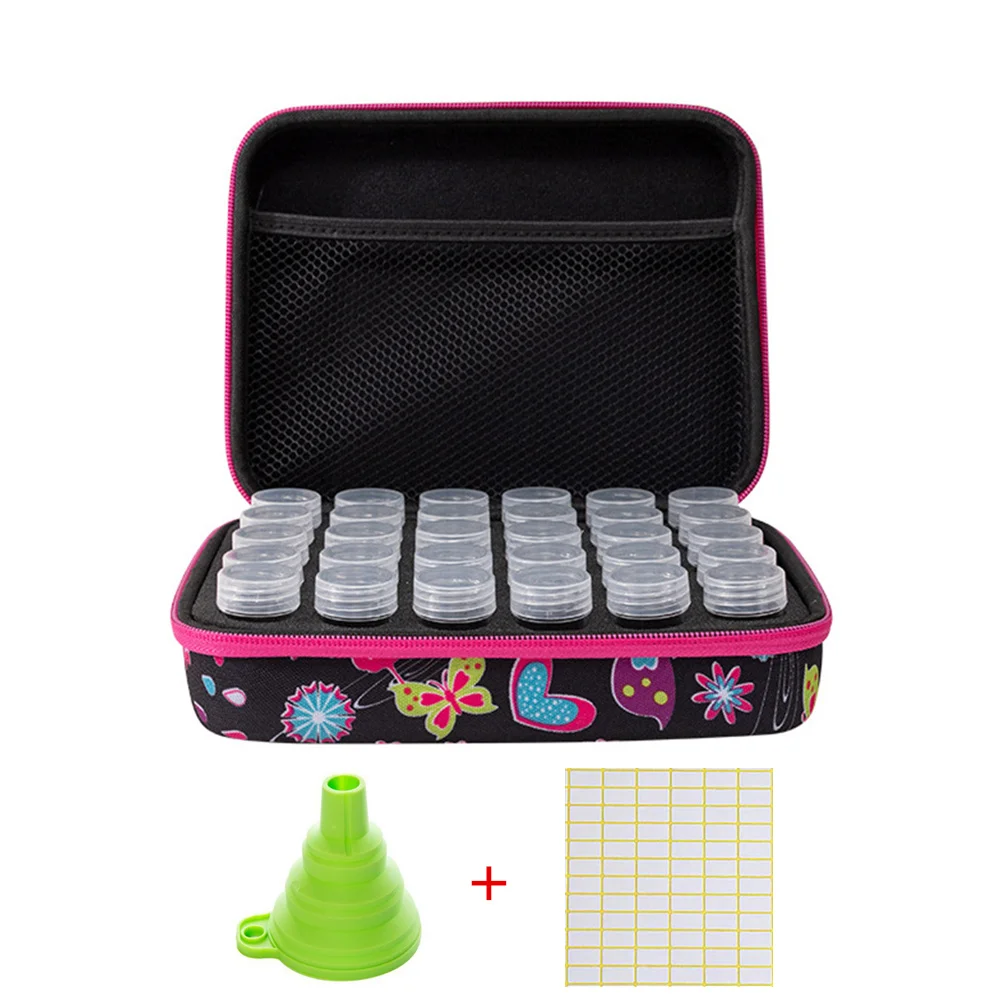 

30 Grid Diamond Painting Storage Box Butterfly Picture Diamond Box DIY 5D Diamond Craft Accessories Storage Box