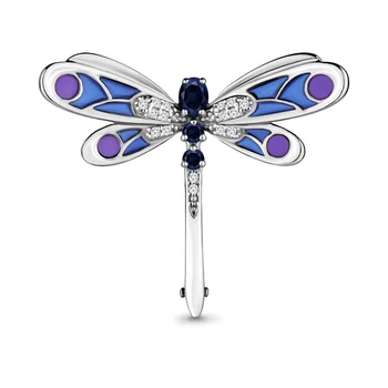 

Brooch AQUAMARINE with nanosapfirami, cubic zirconia, silver 925