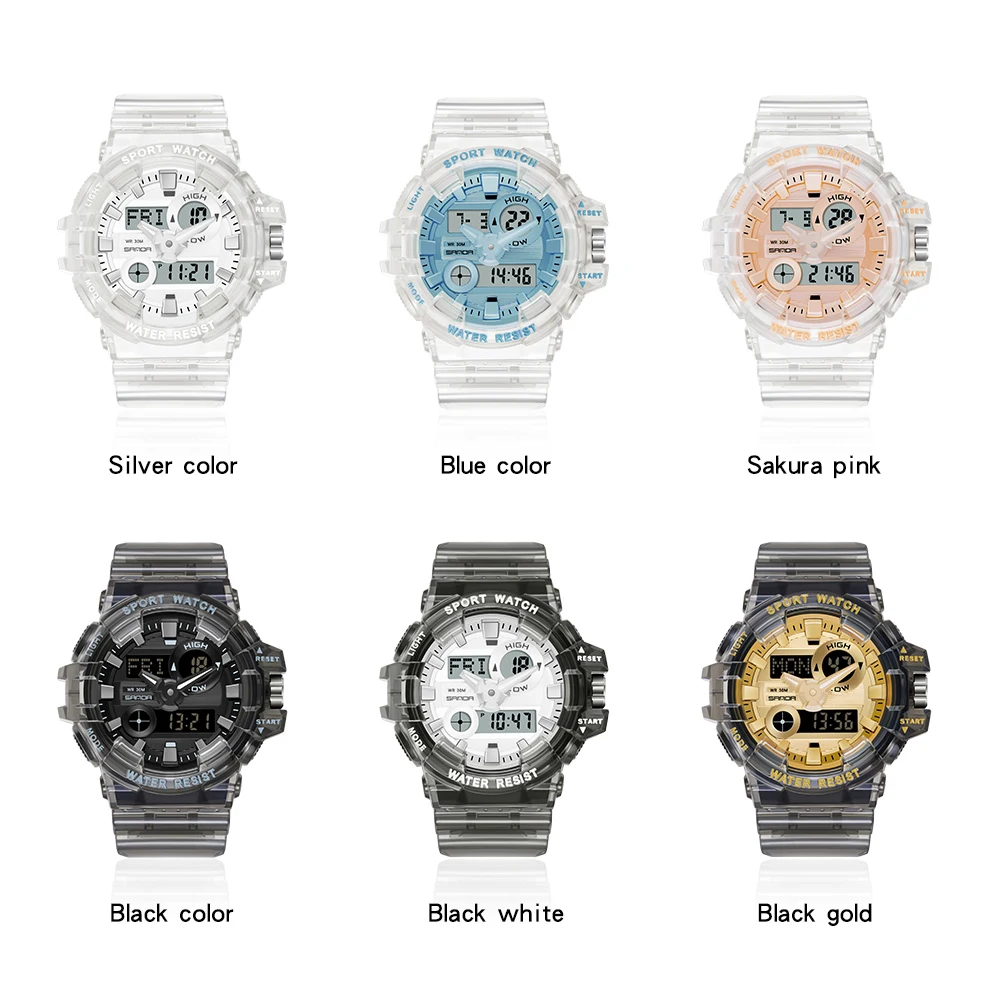 SANDA Top Brand 2022 New Men's Watches Sport Military Quartz Watch for Men Digital Watch Waterproof Clock relogio masculino 3100