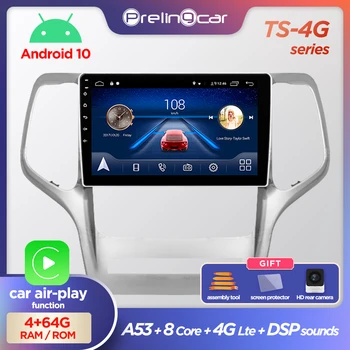 

Prelingcar Android 10.0 2Din Car Radio Multimedia Video Player Navigation GPS For Jeep Grand Cherokee srt8 WK2 2008 09 10 12