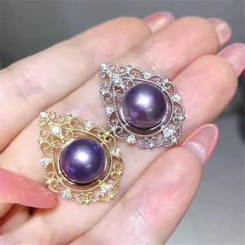 

S925 Sterling Silver Material Pendant Clasp Pearl Pinch Clip Bail Pendant Connectors Bail Beads Jewelry Findings Accessories