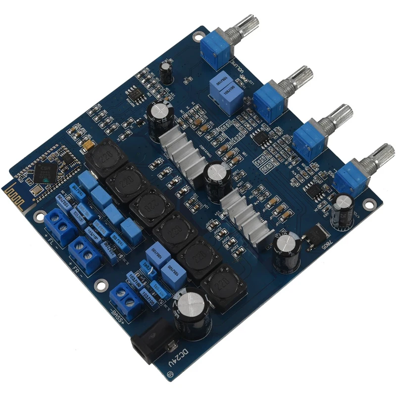 TPA3116 2.1 50WX2+100W bluetooth Class D Power Amplifier Completed Board Case 