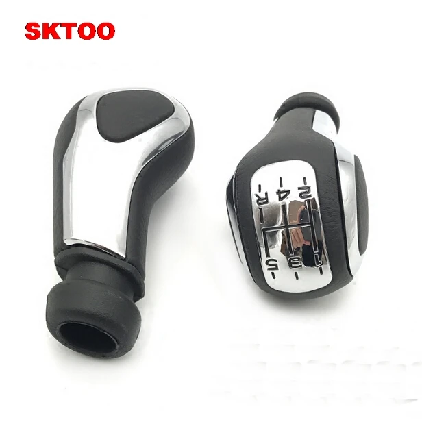 Рукоятка для рычага переключения передач из натуральной кожи 5 скоростей Citroen C3 C4