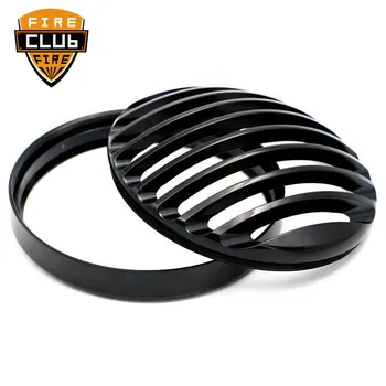 

Motorcycle 5.75" 5 3/4" CNC Led Headlight Grill Cover For Harley Sportster XL 883 Iron 1200 04-14 Custom XL1200C 1200