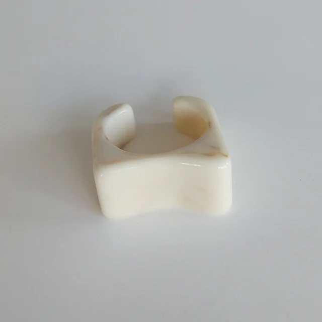 New Vintage Transparent Colorful Acrylic Resin Ring Set Korea Fashion Geometric Aesthetic Jewelry Ring For Women 2021 Trend Punk 16
