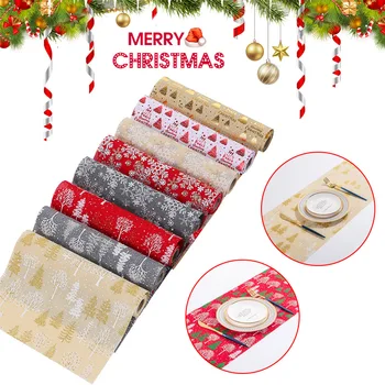 

Christma Tables Runners Printed Tablecloth Dining Place Mat Home Christmas Decor LAD-sale