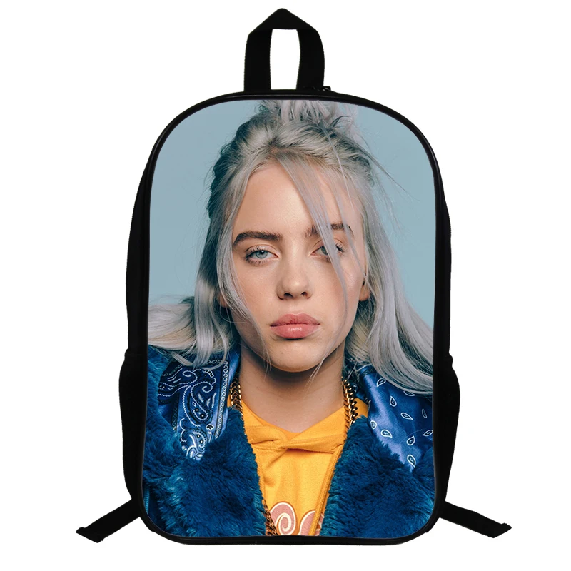 14,5 дюймов Billie Eilish школьные сумки для подростков, рюкзак в стиле хип-хоп для мальчиков и девочек, рюкзак для ноутбука, рюкзак для путешествий, рюкзак, подарок для фанатов - Цвет: 32