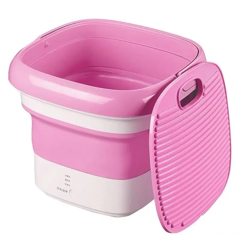 

Folding Washing Machine with Ozone Underwear Socks Washing Machine Carry-on Folding Washing Machine