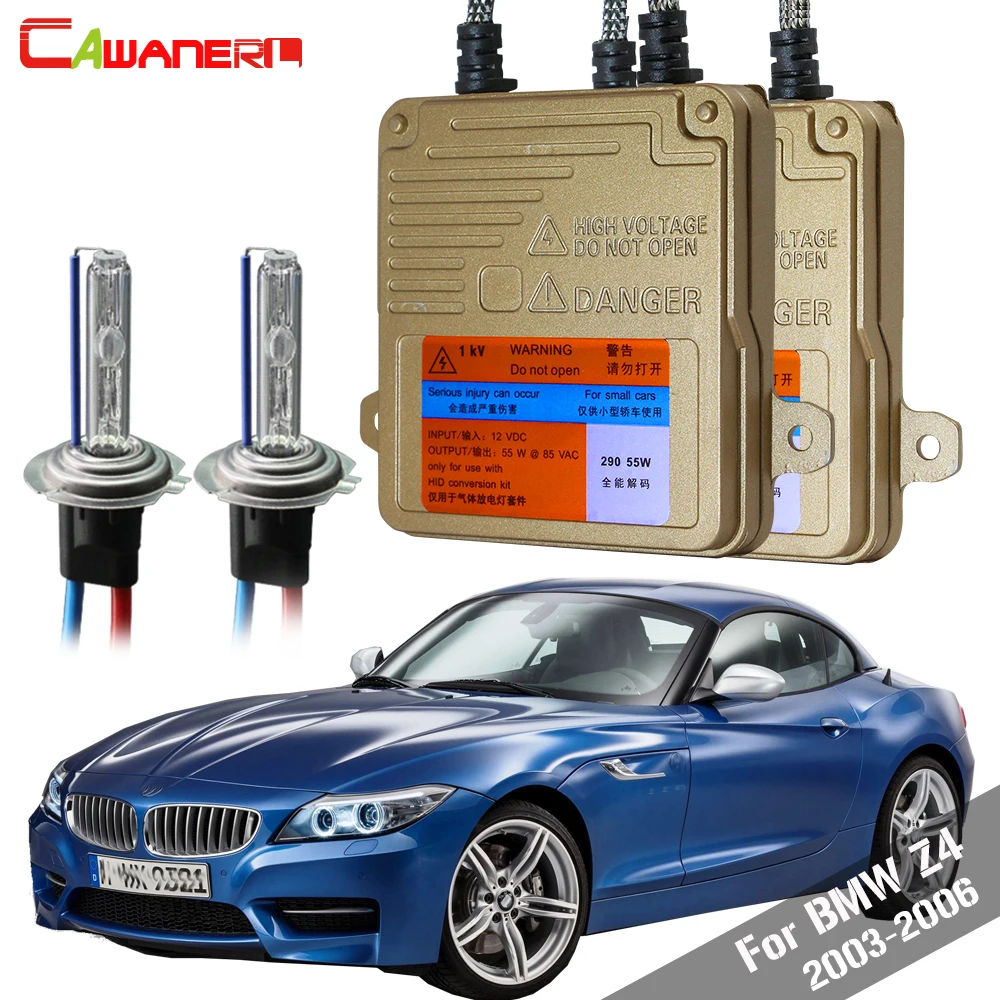 Cawanerl для BMW Z4 2003-2006 авто не ошибка балласт лампы AC 55 Вт H7 HID Xenon комплект 3000K-8000K