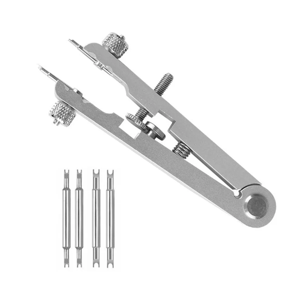 

Adjust Portable Stainless Steel Spring Bar Screw Locking Professional Tool Practical Repair With Pin Plier Watch Band Remover