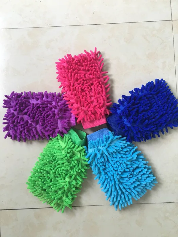 Двухсторонние синельные перчатки для мытья автомобиля, инструмент для чистки автомобиля, не повреждает краску, перчатки для чистки, для pin chi Good