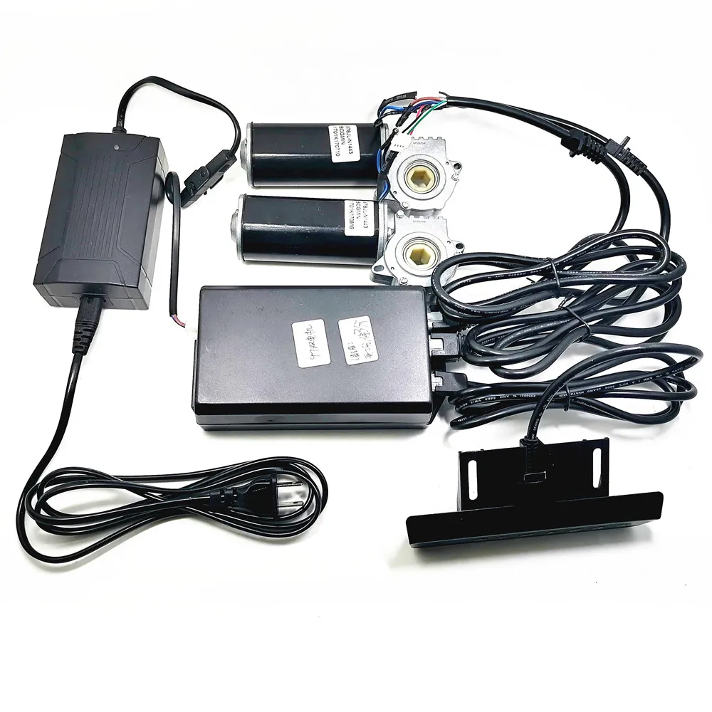 US $110.00 DC24V 51W 5Nm 99rpm 2pcs 978JL Motor Controller Power Supply And Control Switch Complete Equipmen For Lift Table