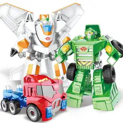 Ни один робот-трансформер модель автомобиля Игрушка Головоломка Развивающие игрушки рождественские подарки для мальчиков
