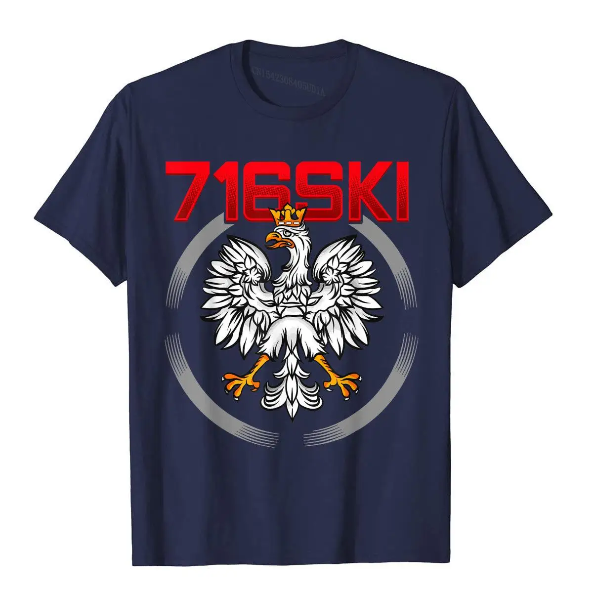 716ski Buffalo Dygyus Day Shirt Poland Eagle Polish 716 T-Shirt__B12537navy