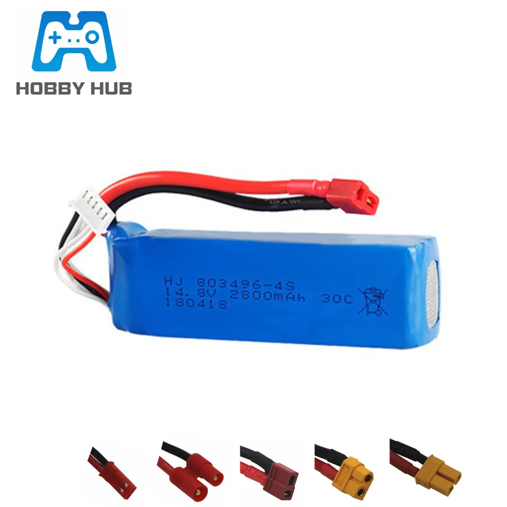 _ 14 8 V 2800mAh 30C литий-полимерный аккумулятор для FT010 FT011 RC лодка вертолет самолеты