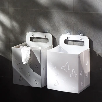 

Foldable Clothes organizer Multi-function underwear Storage Basket Wall Hanging box For Bathroom