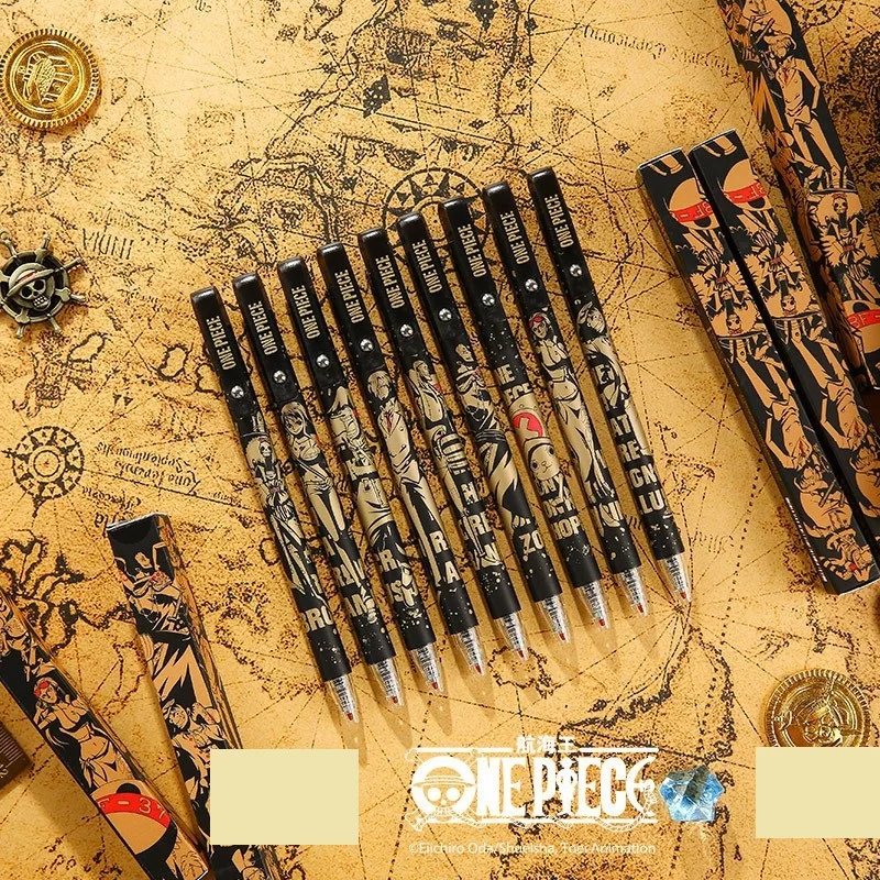 [MYKPOP] цельный шнур для чернильных ручек 0 5 мм черный Луффи Зоро Нами Usopp Robin Фрэнки