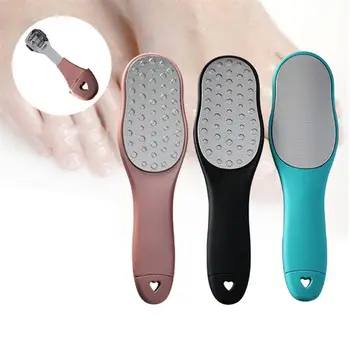 

1pcs 2in1 Stainless Steel Foot Rasp Callus Dead Skin Remover File Exfoliating Pedicure Foot File Foot Care Tool Random Color