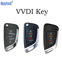 OkeyTech VVDI Key Universal Wireless/Wire Smart Key Card Proximity Key for VVDI Key Tool 3 Button Car Keys Remote Control VVDI2 xhorse vvdi mb nec elv adaptor for vvdi mb bga tool to renew