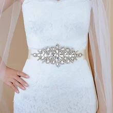 TRiXY S01, серебряные стразы, пояс для невесты, ленты с кристаллами, пояс для свадьбы, пояс для невесты, платья для подружек невесты, аксессуары