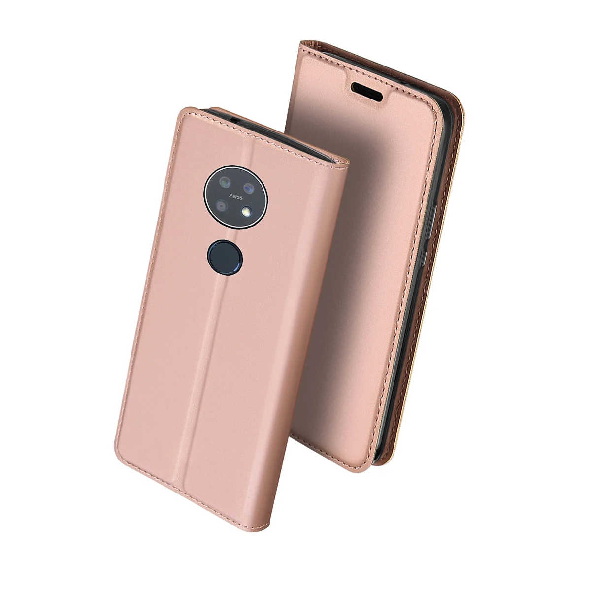 Роскошный кожаный чехол-книжка с откидной крышкой для Nokia 7 2 тонкий защитный