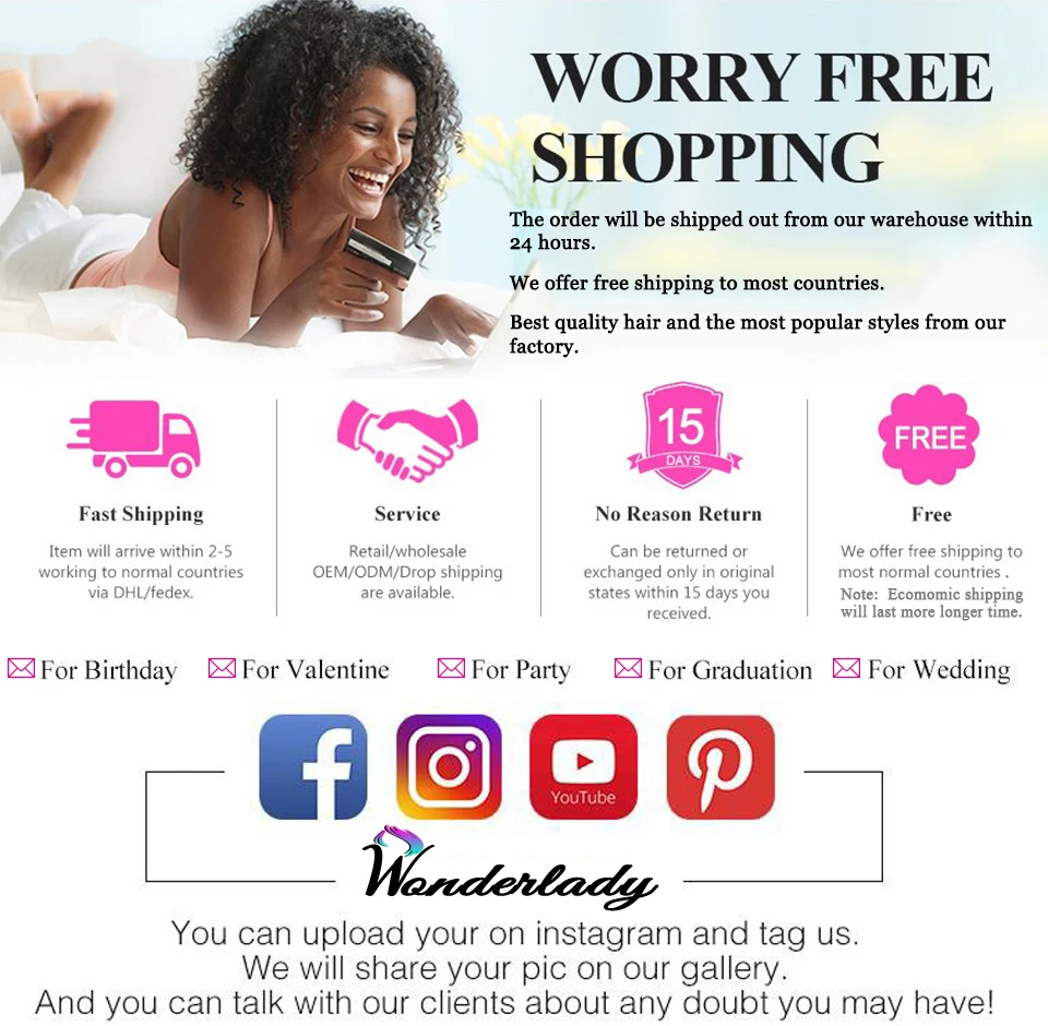 worry free shopping and share