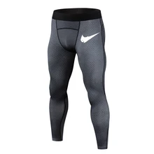 Компрессионные брюки для бега, мужские спортивные Леггинсы, спортивная одежда для фитнеса, длинные брюки, штаны для бега, обтягивающие леггинсы, Hombre