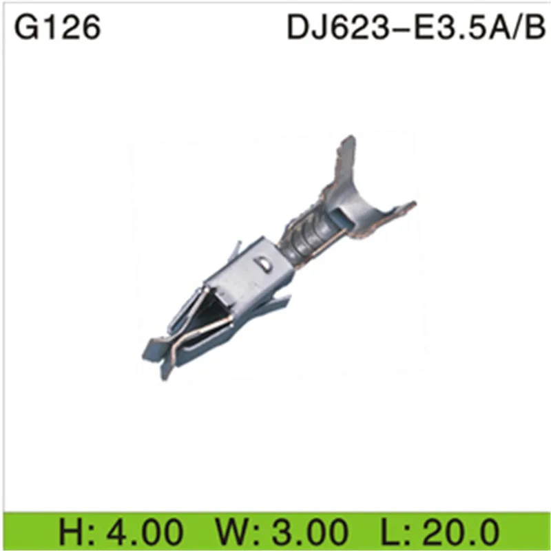 Il Trasporto Libero 1000 Pcs 964286-1 Serie Terminales Per Amp Tyco 3.5 Millimetri Terminale Filo Automotive Elettrico Terminale Femmina G126