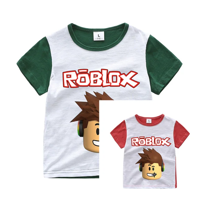 Camiseta bidimensional do jogo ROBLOX 3D, impressão digital, respirável,  gola redonda, manga curta, blusa esportiva, verão - AliExpress