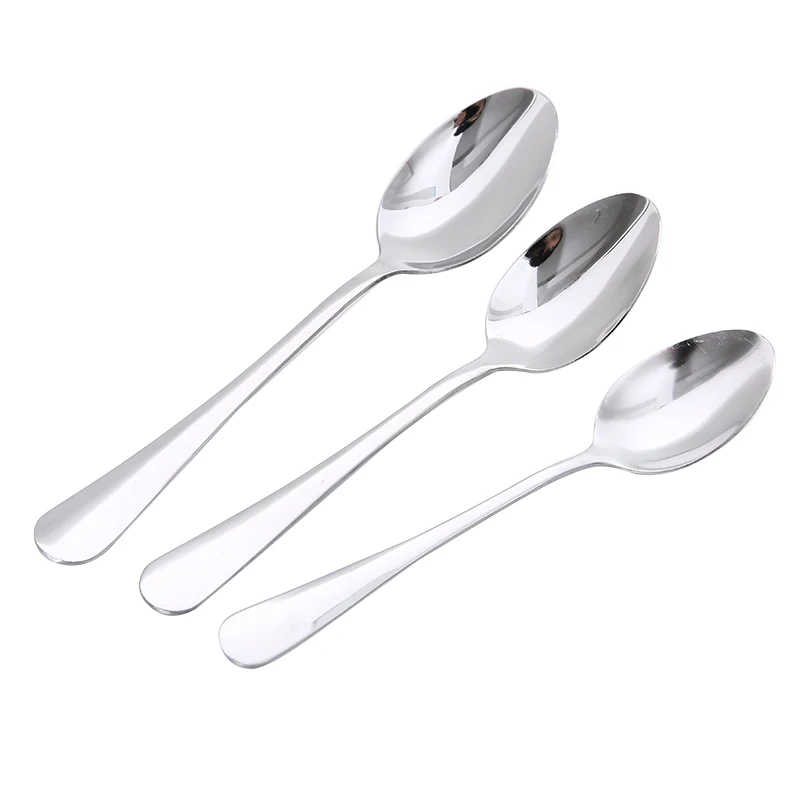 

SNEECEMAN stainless steel soup spoon Coffee stir spoon Rice spoon Tweezing spoon with fork spoon household tableware