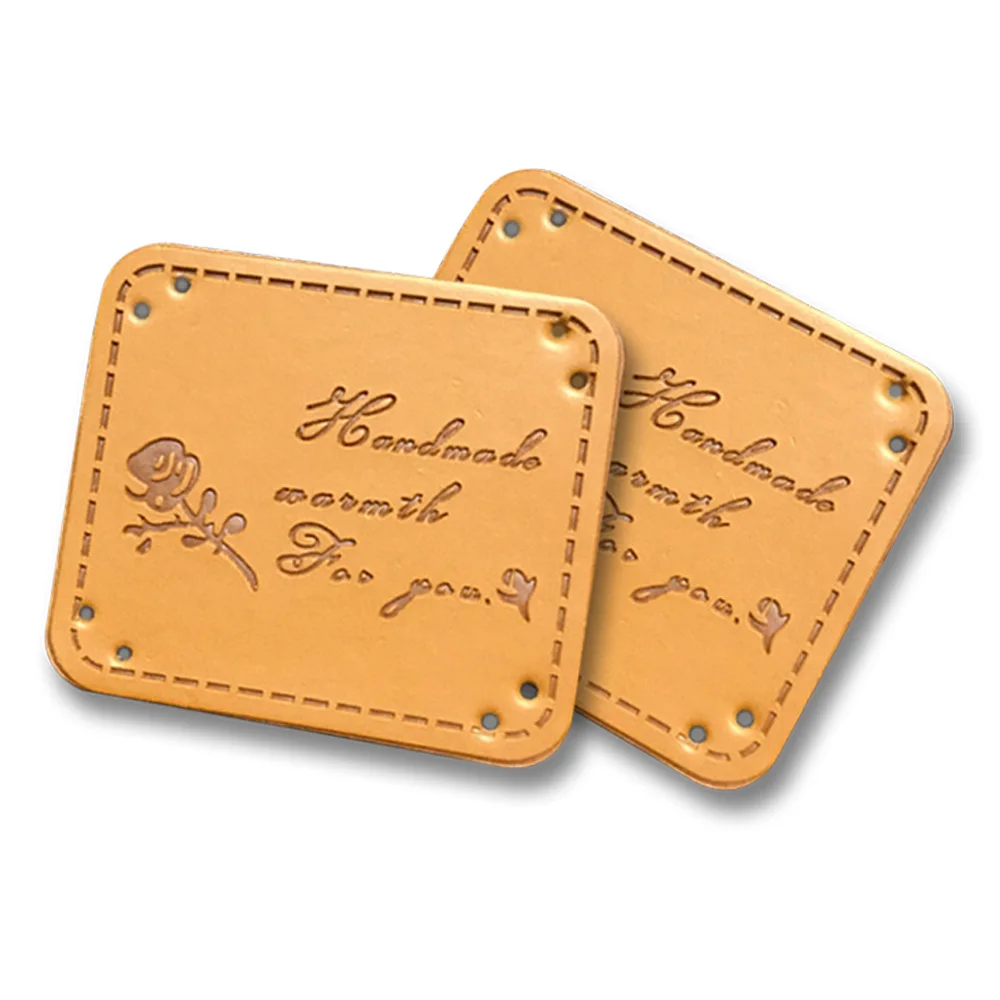 Leather Garment Accessories For Handwork Hand Made Leather Tags For You