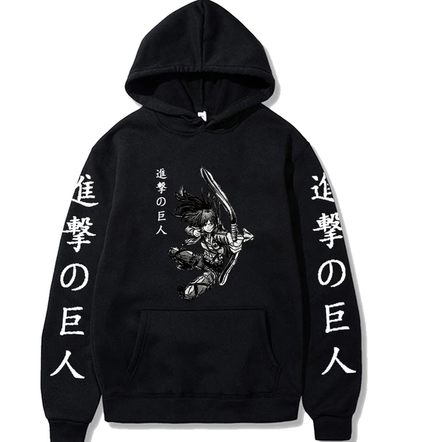 Japanese Anime Attack On Titan Hange Zoe Hoodie Pullover Men