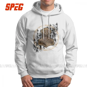 

Viking MjOlnir Odin Vs Thor Men's Hooded Sweatshirt 100% Cotton Awesome Hoodies Graphic Hooded Tops