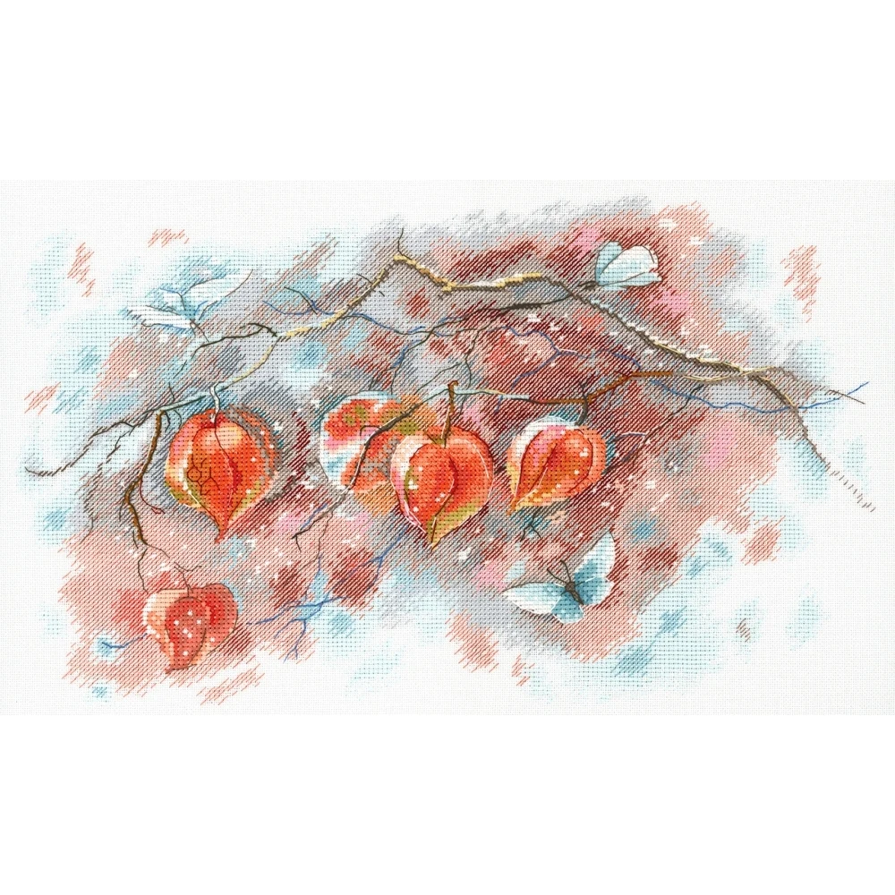Set for embroidery cross stitch MP Studio А-01" Autumn lanterns"