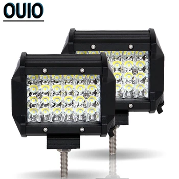 

2PCS 4-inch 72W Automotive LED Light Bars White Light Work Light 12V 24V Car Suv Offroad Bulb Car Truck Bus Motorcycle Boat Lamp