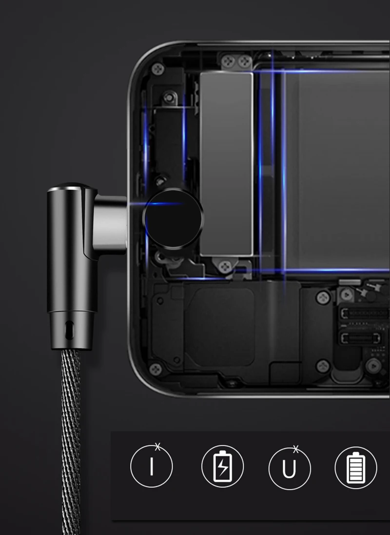 Дизайн для игр Micro usb Быстрый кабель для iPhone зарядный кабель Тип C док-станция адаптера для samsung для huawei android 3m