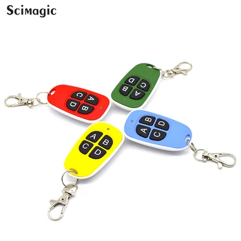 

Garage door remote control 433.92MHz fixed code Key Fob 433Mhz gate control garage remote transmitter