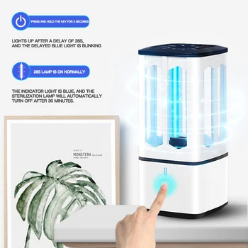 

Portable Ultraviolet Sterilization Lamp Germicidal Disinfection Light Home Disinfect Bacterial Ultraviolet UV Sterilizer Light
