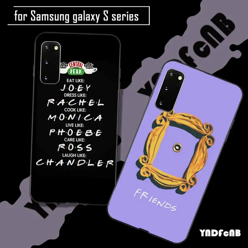 

Friends TV show Silicone phone cover case for Samsung galaxy s6 s7 edge s8 s9 s10 s10 lite s20 ULTRA plus funda