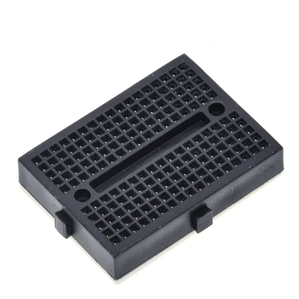 TZT SYB-170 миниатюрный беспаечный прототип макетная плата 170 точки связи 35*47*8,5 мм для arduino Diy Kit - Цвет: Черный